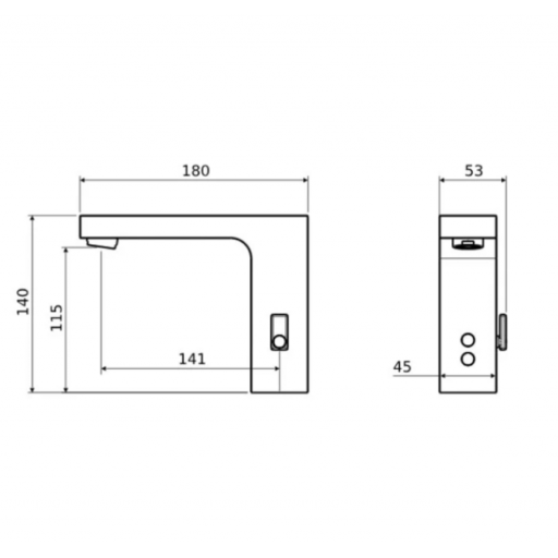Смеситель для раковины Aquatek Либра AQ5610CR сенсорный хром Смеситель для раковины Aquatek Либра AQ5610CR сенсорный хром
